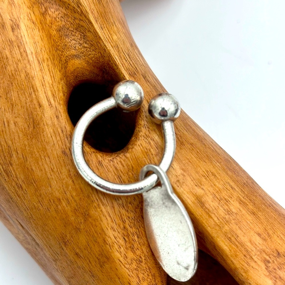 Vintage 2001 Sterling Silver “Return To Tiffany & Co.” Screwball Key Ring - Picture 5 of 10